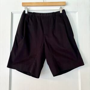 Stephan Schneider Black Cotton Pull On Shorts — Size 4 or Small